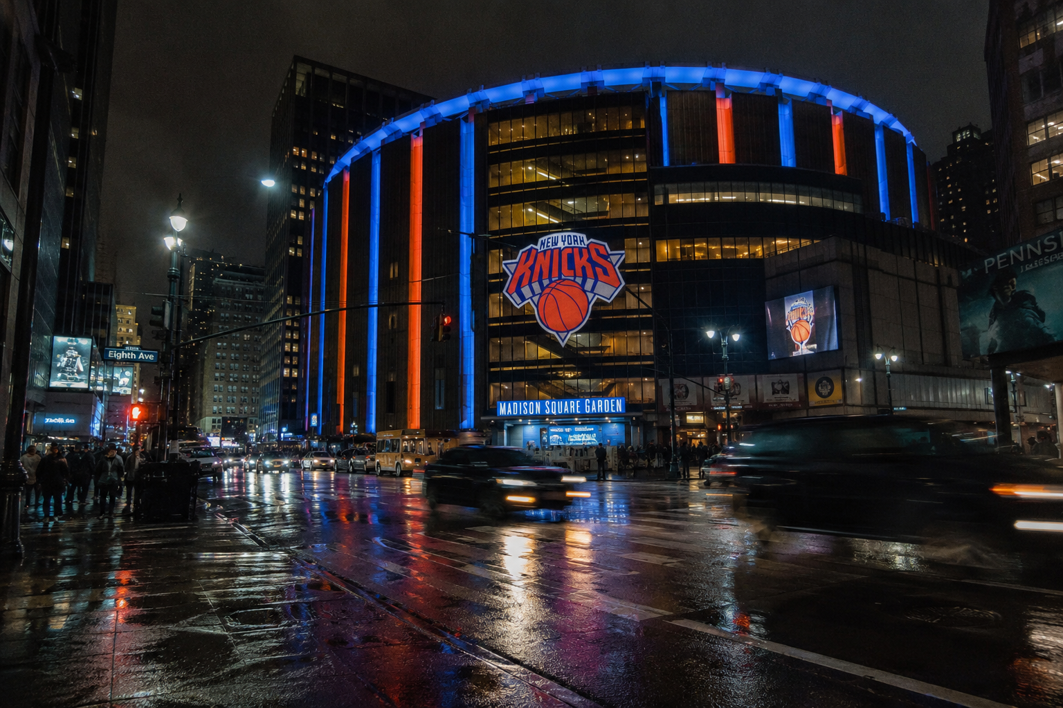 Madison Square Garden erupts as the New York Knicks reach the NBA Finals