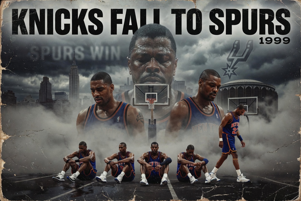 The 1999 New York Knicks during their NBA Finals run